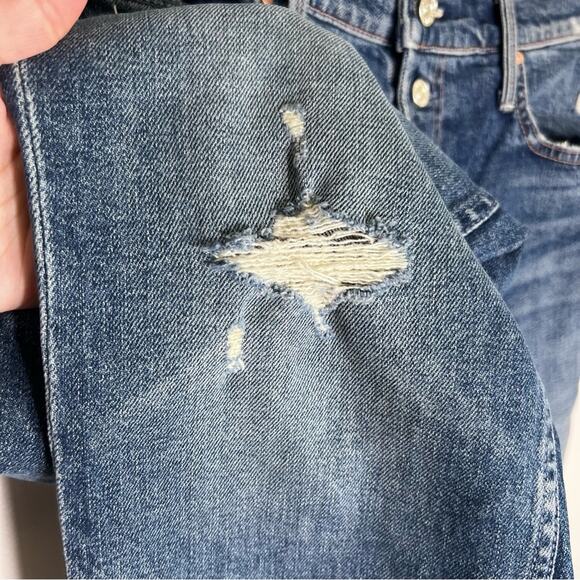 Mother Superior Sz 31 Pixie Tomcat Ankle Jeans in Born to Bite - Picture 8 of 10